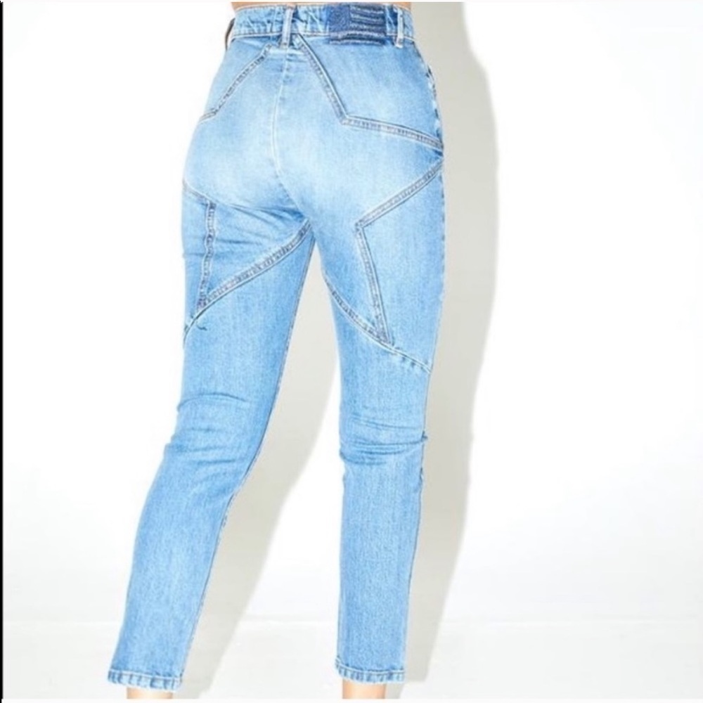 Revice Star High Waisted Expose Seam Venus‎ Jeans sz 25
